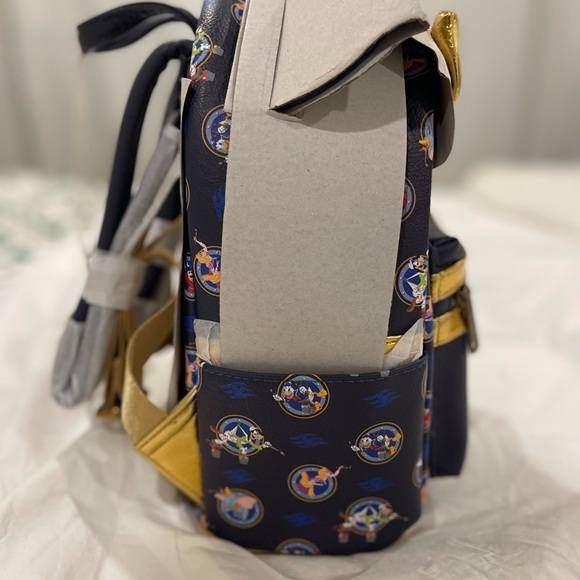Loungefly Disney Magic Backpack - Navy and Gold - Disney Cruise Line main image 10